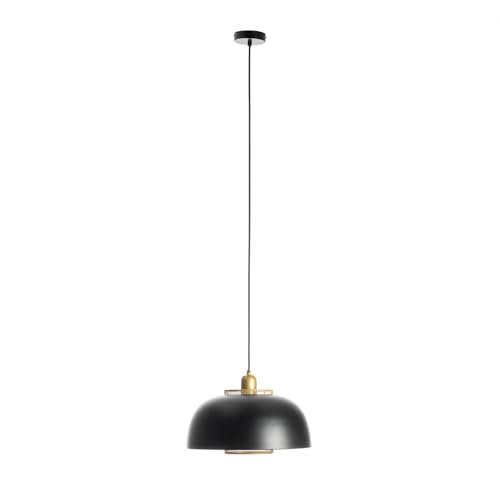 Lindby Pendelleuchte Miraca (Modern) in Schwarz aus Metall (1 flammig, E27) - Deckenlampe Esstischlampe Hängelampe Hängeleuchte Wohnzimmerleuchte
