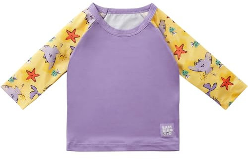 Bambino Mio, Camiseta Bañador de Manga comprida con protección Solar UPF40+, Amigos de la Arena, (6-12 Meses)