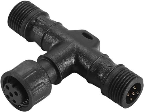 FVTLED Wasserdicht 5Pin T-Verbindungsstück für RGBWW LED Bodeneinbauleuchten,IP67 wasserdicht