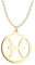 Sofia Milani - Damen Halskette 925 Silber - vergoldet/golden - Fische Sternzeichen Anhänger - N0727