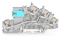 Installationsetagenklemme, mit Drücker, WAGO 2203-7641