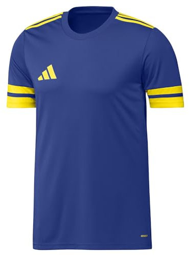 adidas Men's SQUADRA25 Jersey Short Sleeve, Team Royal Blue/Team Yellow, XL
