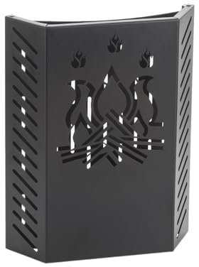 LIMAC Diseño Superka - Protector de bebé ideal para estufas de leña y pellets, protección contra quemaduras de cristal, estufa o chimenea, antiquemaduras para niños y animales, fabricado en Italia