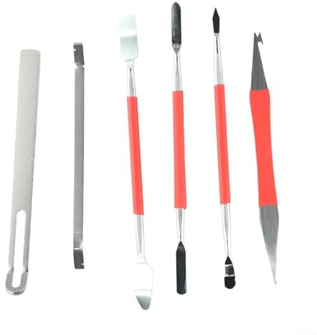 Hasaller Saxophon-Reparaturwerkzeug-Set, professionelles Saxophon-Reparaturwerkzeug-Set, Edelstahl, Holzblasinstrumente, Wartungs-Set für Musiker, Heimwerker, Gitarrenliebhaber (A)