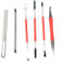 Hasaller Saxophon-Reparaturwerkzeug-Set, professionelles Saxophon-Reparaturwerkzeug-Set, Edelstahl, Holzblasinstrumente, Wartungs-Set für Musiker, Heimwerker, Gitarrenliebhaber (A)