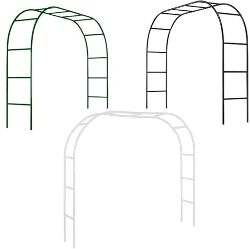 Elegante arco nuziale in metallo bianco con fiori di glicine artificiali da giardino pergolato per decorazioni per cerimonie nuziali