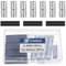 JTAREA 6 AWG Stoßverbinder Unisoliert Set mit Schrumpfschlauch Nicht Isoliert Butt Connectors Stossverbinder Crimpverbinder 16 mm² Kabel Crimp Verbindung für Automobile Boote (Packung mit 20 Stück)