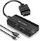 Convertidor N64 a HDMI – 720P/480P N64 HD MI adaptador Plug & Play con cero retraso, compatible con Nintendo 64/Gamecube/SNES/NGC/SFC, salida HDMI de baja latencia a TV/monitor/proyector (no necesita