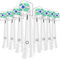 8 Stück IO Aufsteckbürsten Kompatibel mit Oral B iO 3/4/5/6/7/8/9/10 Series Elektrischen Zahnbürstea, Aufsteckbürsten Kompatibel mit Oral b für Sanfte Pflege, IO Zahnbürste Aufsätze (Weiß)