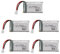 QCKRTAU Batterie Lipo 3,7 V 1000 MAh 25 C 952540, Compatible avec Les Drones Quadricoptères Syma X5 X5C X5SC X5SW TK M68 MJX X705C SG600 RC. Pièces De Rechange(5PCS Battery)