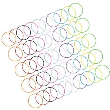 BESPORTBLE 25stücke Silikon-gelee-armbänder Für Damen Elastische Armbänder Farbige Haargummis Partygeschenke Im Stil Der Jahre