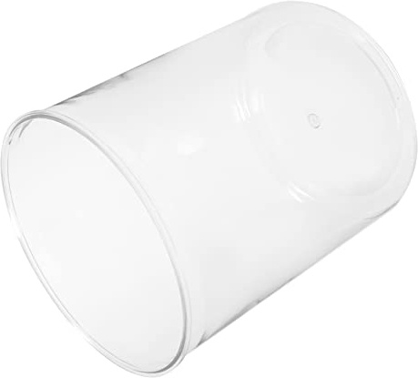 Toyvian Rundes Klares Glaszylinder Aquarium Fischschale Sturzsicher für Tischdekoration Blumen und Pflanzen Geeignet Moderne Transparente Vase für Zuhause Büro Hochzeit