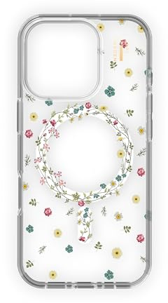 IDEAL OF SWEDEN Clear iPhone 13/14 / 15 / 16e Hülle MagSafe - Petite Floral Design, Dünnes & Leichtes Case, Stoßfest & Stylisch Und Langlebig Für Optimalen Schutz Im Alltag