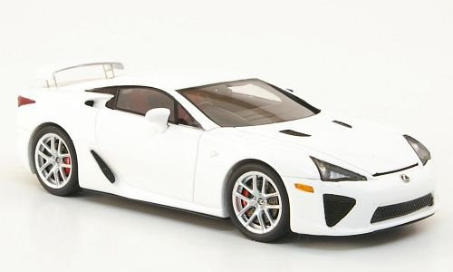 Lexus LFA, weiss, RHD, Modellauto, Fertigmodell, Ebbro 1:43