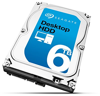 (Old Model) Seagate 6TB Desktop HDD SATA 6Gb/s NCQ 128MB Cache 7200RPM 3.5-Inch Internal Bare Drive ST6000DM001