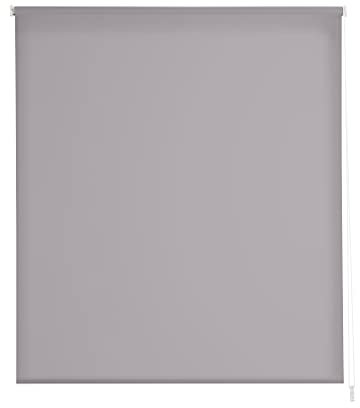 Estoralis | Gove | Estor Enrollable Diseño Moderno | Translúcido Liso | Color | Gris | 110 x 180 cm (Ancho/Alto) Tamaño Tela 107 x 175 cm | Estores para Ventanas y Puertas