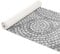 ANRO Weichschaummatte Badematte Bad Dusche WC Vorleger Teppich Antirutsch Badläufer Mosaiksteine Grau 100x65cm