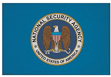 U24 Aufnäher NSA Fahne Flagge Aufbügler Patch 9 x 6 cm