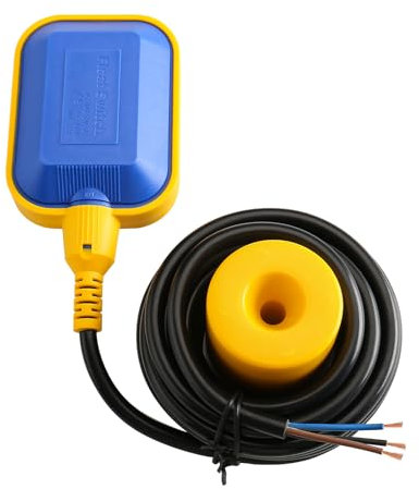 Baomain 4 m cable controlador de nivel de agua interruptor de flotador para tanque bomba