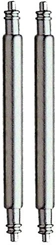 Eichmüller 2 Stück 11mm Edelstahl Federstege 1,5mm Durchmesser Stifte für Uhren Armbänder