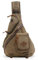 FANDARE Retro Brusttasche Leinwand Sling Bag Herren Sporttasche Rucksack Damen Schultertasche Daypacks Grosse Kapazität Umhängetasche für Outdoor Reisen Wandern Radfahren Bergsteigen Reisen Grün