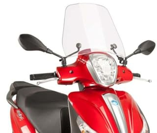 Puig 9198W Urban Rollerscheibe optimierte Aerodynamik, Transparent