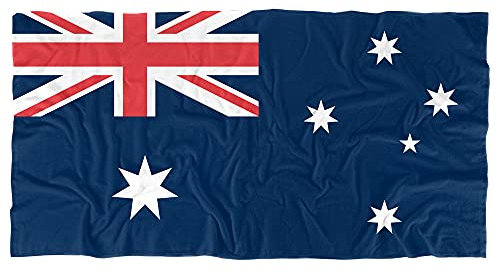 Trevco Strandtuch mit australischer Flagge, offizielles Lizenzprodukt, 76,2 x 152,4 cm