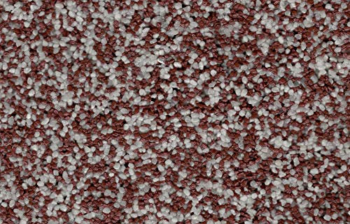 HAESA_working_tools Buntsteinputz Mosaikputz Natursteinputz 2 mm 5 kg ISO 24 Rotbraun, Weiss Marmor Wandputz