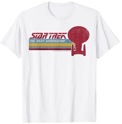 Star Trek Next Generation Enterprise Ship Graphic T-Shirt T-Shirt