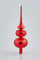EDG Puntale Albero Natale, Vetro Colore Rosso H 35 cm.