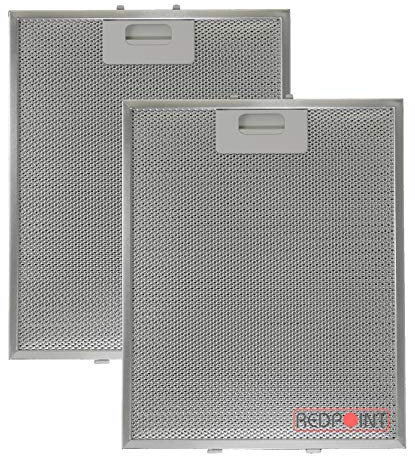Kit 2 Stück Aluminium-Fettfilter Austauschfilter Dunstabzugshaube Für ELICA mm.260 x 320 x 9 mm