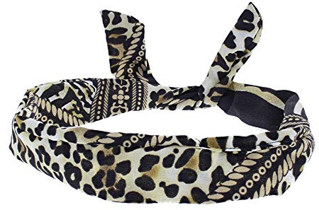 Zac's Alter Ego Animal Print Leopard & Zebra Pattern Wire Headband