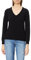 GANT Damen Md. Extra fijne lamswol V-hals Pullover, Schwarz, XL EU