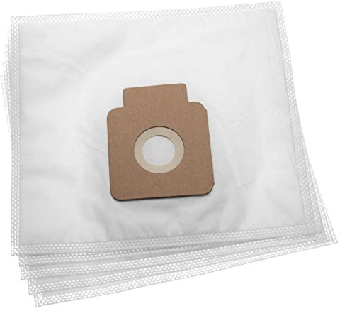 vhbw 5x Sacs remplacement pour Hoover 35600536, H63 pour aspirateur - microfibres non tissées, 23,8cm x 26,7cm, blanc