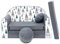 millybo Kindersofa Kinder Couch mit Schlaffunktion ausklappbar 3in1 Kinder Sofa Spielsofa mit Bettfunktion Mädchen Jungen Sitzsack Minisofa Schlafsofa Kinderzimmer Schlafsessel (AJ3)