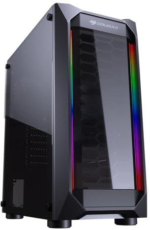 Cougar Gaming PC-Gehäuse für Gaming MX410 Panel Acryl RGB