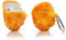 YIGEYI Silikon Hülle Kompatibel mit Airpods 1 & 2 Funny Cute 3D Cartoon Case Cover[Simulation Lebensmittelserie] (Fried Chicken Nuggets)