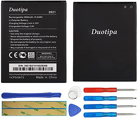 Duotipa Ersatzakku Batterie WIKO 3921 kompatibel mit WIKO Lenny 5 WIKO Robby 2 Akku mit Werkzeugen