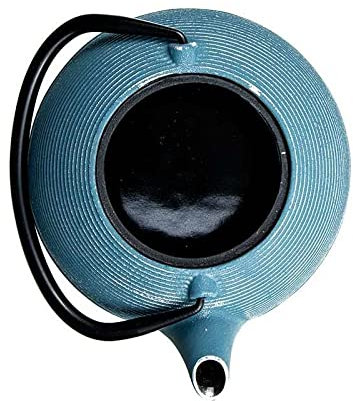 Théière en fonte Asagao bleue - 900 ml