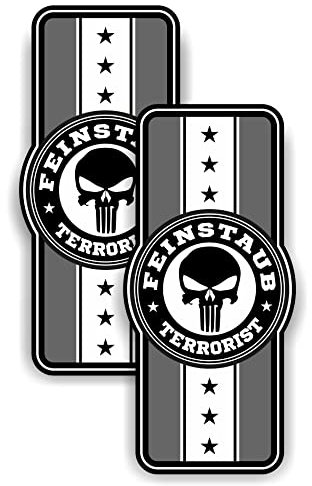 cut-it folientechnik & design 2X Feinstaub Aufkleber 10x5cm Kult Sticker Auto V8 Diesel Tuning US Muscle Car Oldtimer Plakette Umweltzone Euro Norm