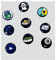 geo-versand 10x Cache Typen Geocaching Pin Anstecker Set Pins FTF Tauschgegenstand Multi Lab