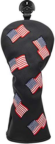 USA Golfschlägerkopf-Abdeckungen, einzelne Golfschläger-Abdeckung für Fahrer, Fairway-Hölzer, Hybrid-UT-Schutz, PU-Leder für Golf #3 5 Fairway-Hölzer, Golfschläger-Schutzabdeckung (1 x UT-Abdeckung)