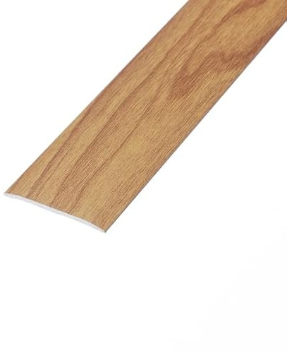 eXtreme Self Adhesive Flat Threshold Strip | 3ft Stick-Down Transition Strip for Laminate, Tile, Wood, and Lino Flooring | Waterproof, Dirt-Resistant, and Sturdy Door Threshold Bar - Enhanced Oak