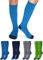 OCERA 4 Paar Kinder Thermo Kniestrümpfe für Kinder im Farbmix - Blau/Jeans/Marine 27/30