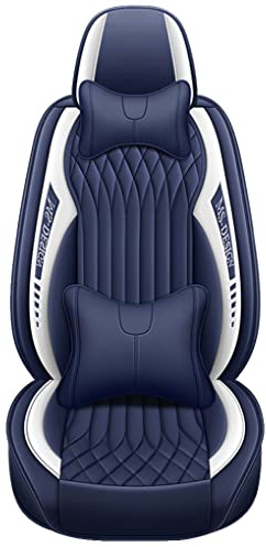 maiqiken Sitzbezug Für VW for Volkswagen Tiguan 2009-2024 Komplettset 5 Sitze Allwettereinsatz Autositzbezug Blau