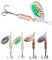 trifyd® Fishing - cuillere tournante de pêche à la Truite et Petits carnassiers, Le Pack de 5 cuillères