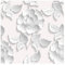 murando PREMIUM Vlies Tapete 3D Effekt - Deko Panel Fototapete Wanddeko 10 m Tapetenrolle Mustertapete Wandtapete modern design Dekoration - Illuison Blumen weiß b-B-0315-j-a