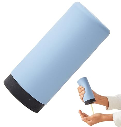 Spülseifenspender aus Silikon, nachfüllbar, für Geschirrspülmittel, Flüssigkeitsspender, geteilte Flasche, Quetschschale, Seifenspender, Handseife, Flasche, Geschirrspülmittel, Größe: 240 ml