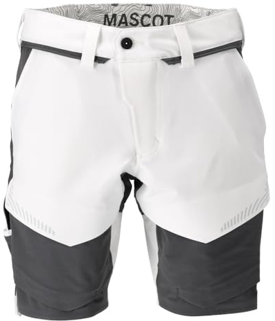 Mascot Shorts Weiß/Anthrazitgrau Customized - 22149-605-0689 - Größe 29C56