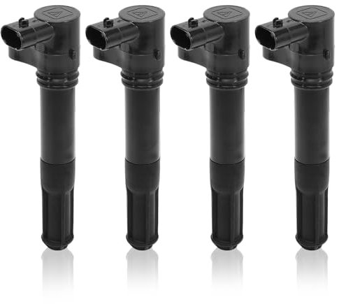 Anlseiod 4 Zündspulen kompatibel mit Fiat 500 500c 500l Bravo Tipo Panda Doblo Ducato Grande Punto Idea, für Lancia Musa Ypsilon, für Iveco Daily 46777288 55246099 504142675